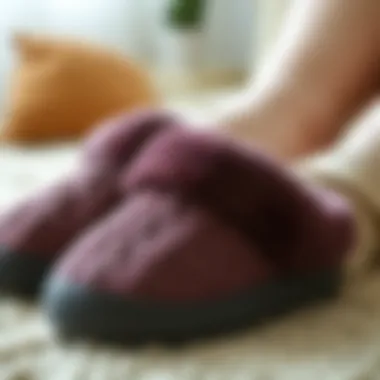 Cushioned Comfort for Seniors Cozy indoor slippers designed for seniors with cushioned soles