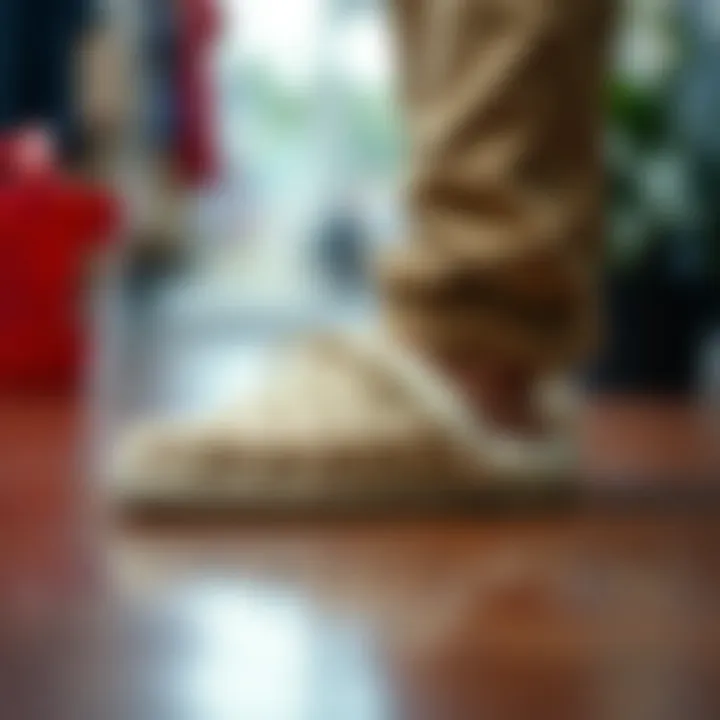 Safety First: Non-Slip Designs Non-slip slippers highlighting safety features for elderly wearers