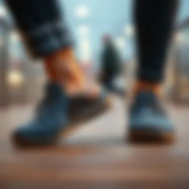 Innovative Styles for Enhanced Mobility Stylish yet functional footwear showcasing innovative designs