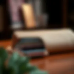 Elegant wallet showcasing various credit card slots