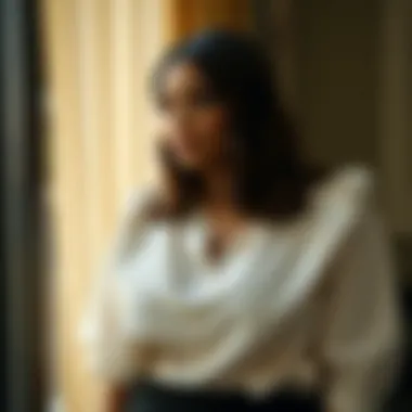 Comfortable blouse made from soft fabric