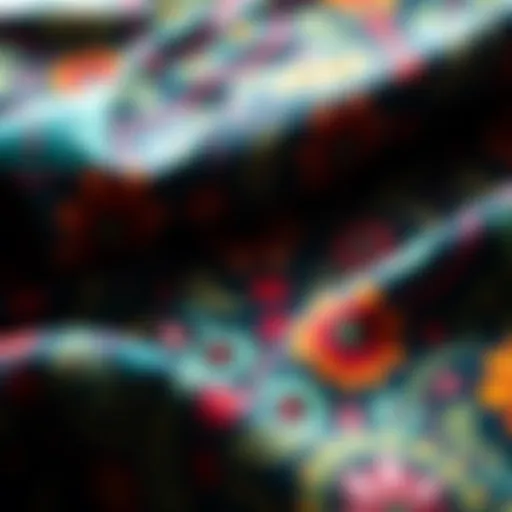 Vibrant Boba Fett fabric showcasing intricate patterns