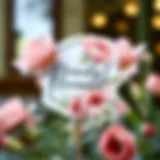 Elegant bridesmaid proposal sticker featuring floral designs