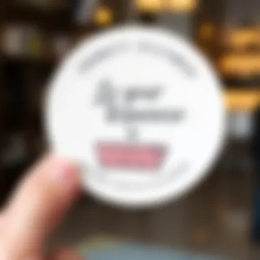 Minimalist Charm: A Subtle Proposal Statement Stylish proposal sticker showcasing a minimalist design