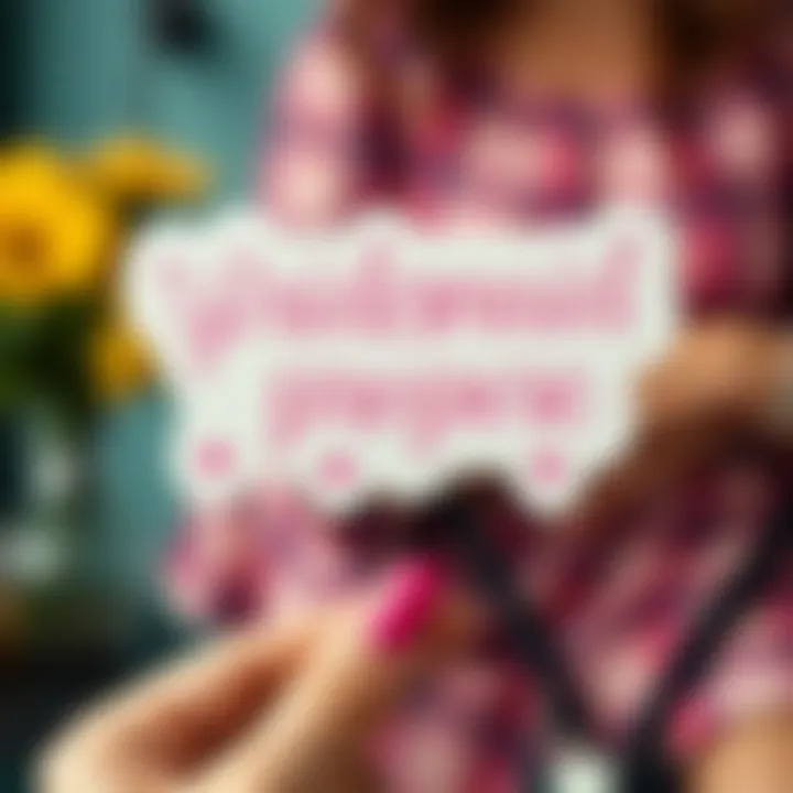 Whimsical Typography: A Trendy Proposal Touch Creative proposal sticker with whimsical typography