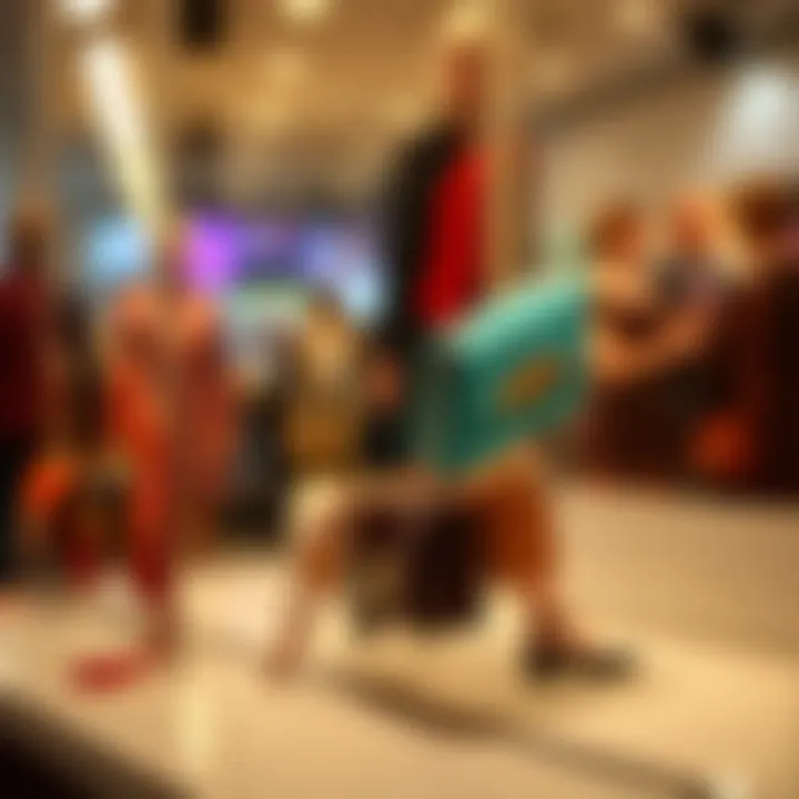 A historical timeline illustrating the evolution of character purses through various fashion eras