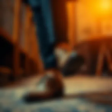 Cheetah Print in Formal Settings A well-dressed man showcasing cheetah print shoes in a formal setting