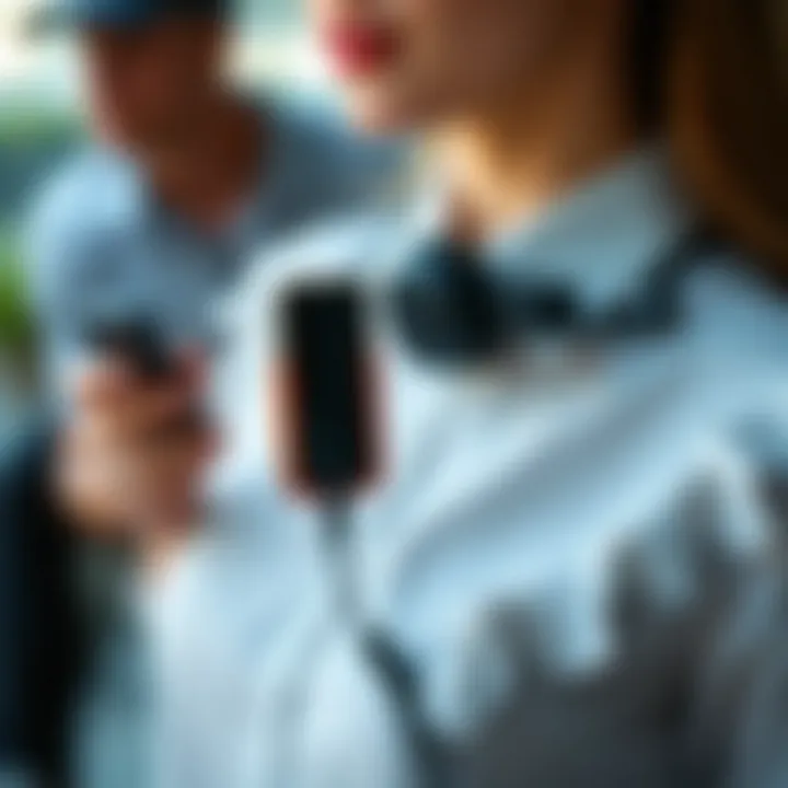 A collection of innovative wearable phone holders showcasing various styles and materials