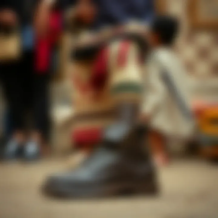 Cultural Heritage in Footwear Cultural significance depicted through traditional footwear