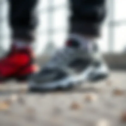 Diverse range of footwear showcasing innovation