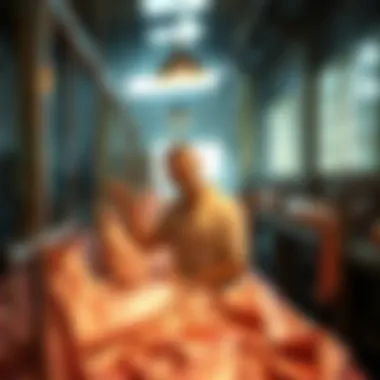 Sustainable silk production process depicted visually