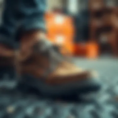 Innovative materials used in work shoe construction