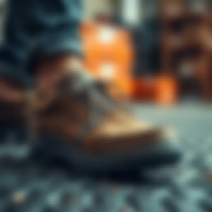 Innovative materials used in work shoe construction