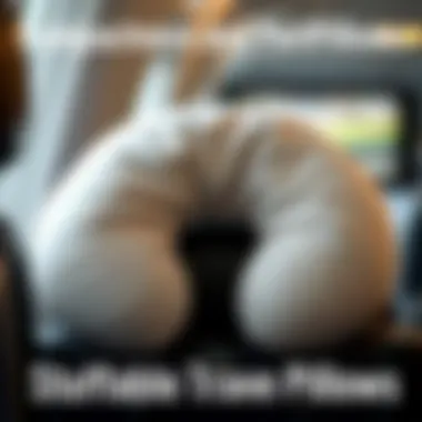 Compact packing of a stuffable travel pillow