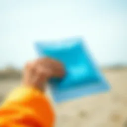 Innovative cooling patches in a soothing blue color