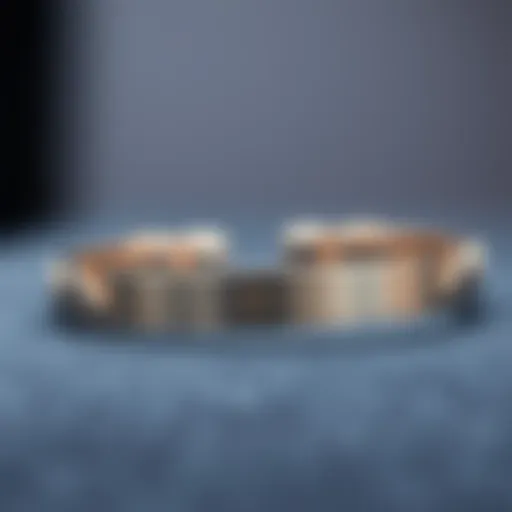 Modern Design of Custom Engraved Medical Bracelet Elegant custom engraved medical bracelet showcasing modern design