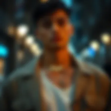 Personal Style Elevated with Name Necklaces A stylish individual showcasing a personalized name necklace in a modern outfit