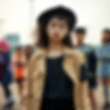 A collage showcasing various edgy teenage clothing styles