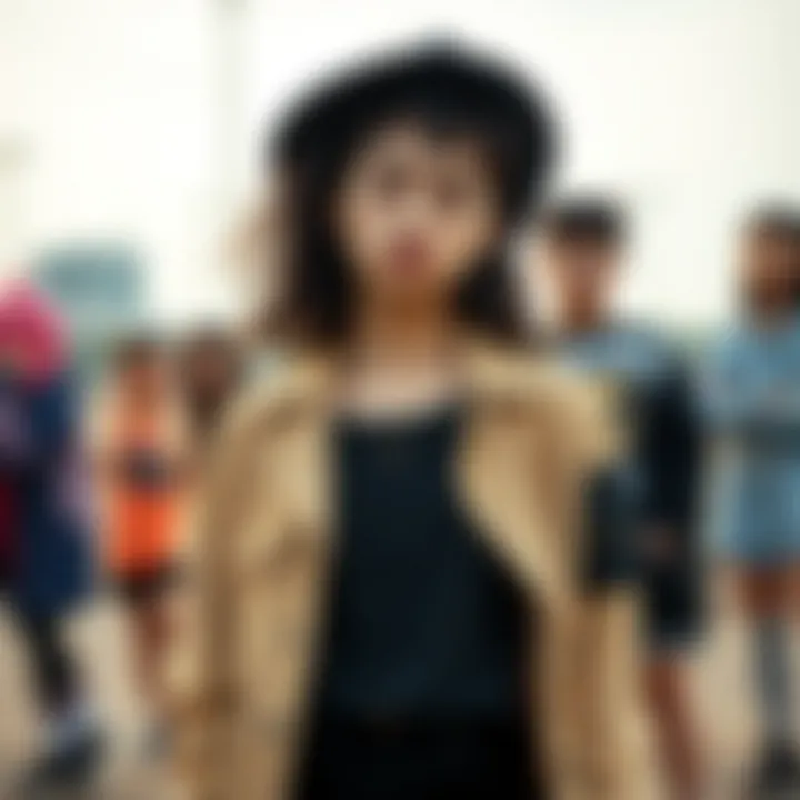 A collage showcasing various edgy teenage clothing styles