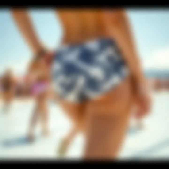 Cultural significance of bathing suits with booty shorts