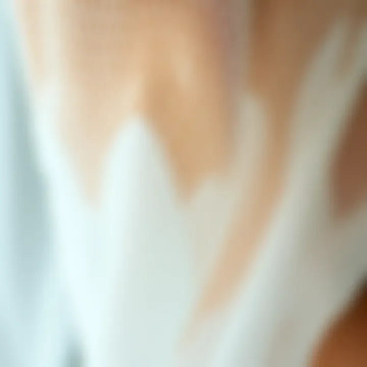 The Unique Texture of the Exfoliating Body Net Detailed view of an exfoliating body net showcasing its texture and structure