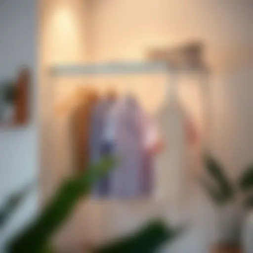 Stylish indoor expandable clothes drying rack