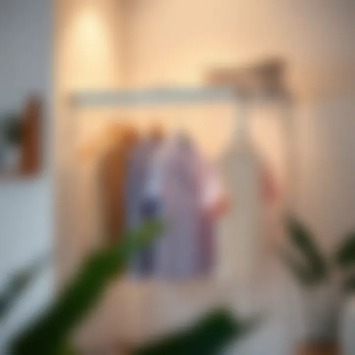 Stylish indoor expandable clothes drying rack