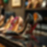 Elegant display of 3.5 inch stiletto heels showcasing different designs