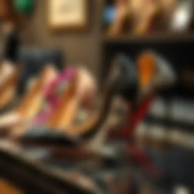 Diverse Designs of Stiletto Heels Elegant display of 3.5 inch stiletto heels showcasing different designs