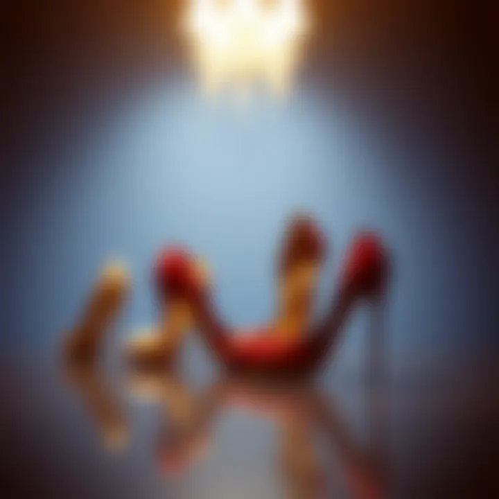 The Evolution of Stiletto Heels Historical timeline illustrating the evolution of stiletto heels