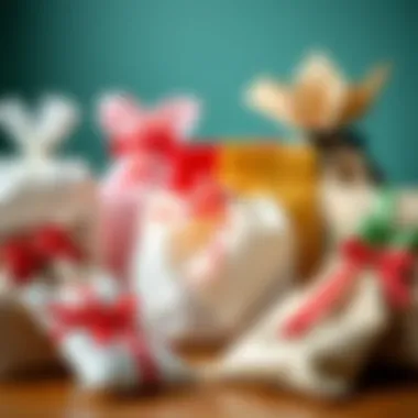 Collection of diverse gift bags showcasing various materials and designs