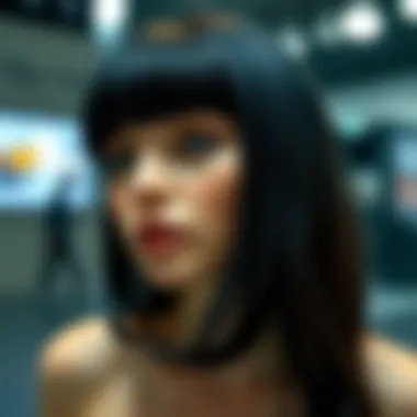 Illustration of maintenance tips for 3D clip-in bangs to ensure longevity