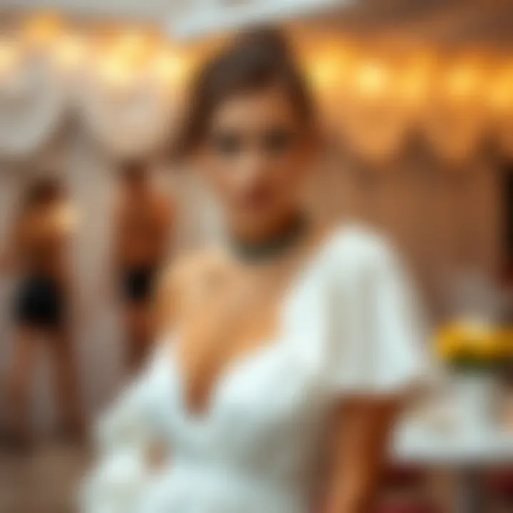 Sustainable fabric options for club wear showcased beautifully