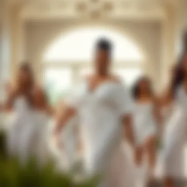 Influencing Trends in Plus Size Fashion Social media influencers showcasing white plus size dresses