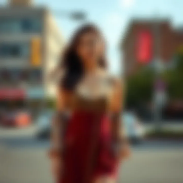 Layered Style with Cami Top Chic layered outfit featuring a cami top