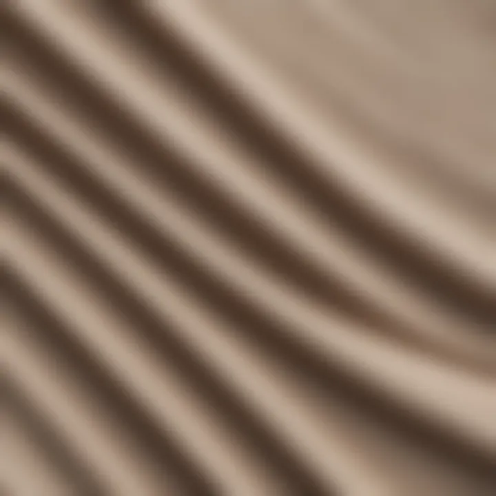 Close-up of fabric texture highlighting quality and craftsmanship