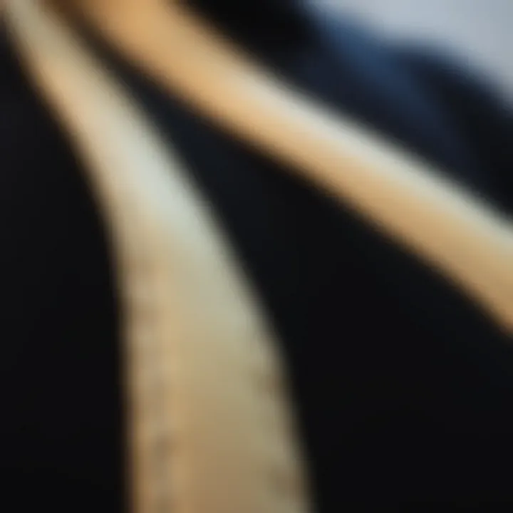 Material Texture of Nylon Lanyard Close-up of the material texture used in crossbody nylon patch phone lanyards