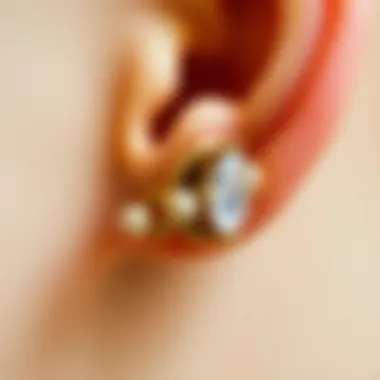 Diverse materials used in crafting ear screws