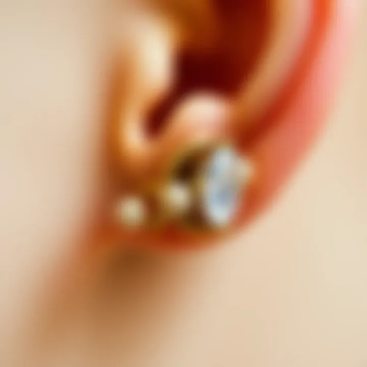 Diverse materials used in crafting ear screws