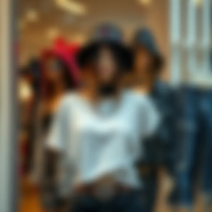 Diverse Edgy Outfits A striking collection of edgy teenage outfits displayed on a mannequin