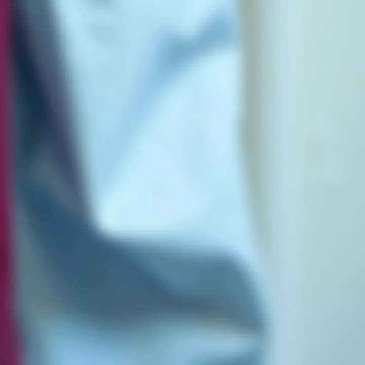 Close-up of fabric textures suitable for plus-size fit and flare pants