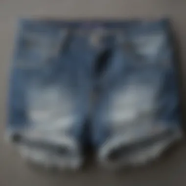 Accessorizing Frayed Hem Jean Shorts for Style Stylish accessories complementing frayed hem jean shorts