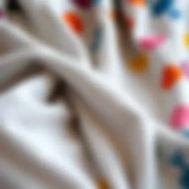 Diverse Fabrics: Feel the Comfort Close-up of unique fabric textures used in pajama pants