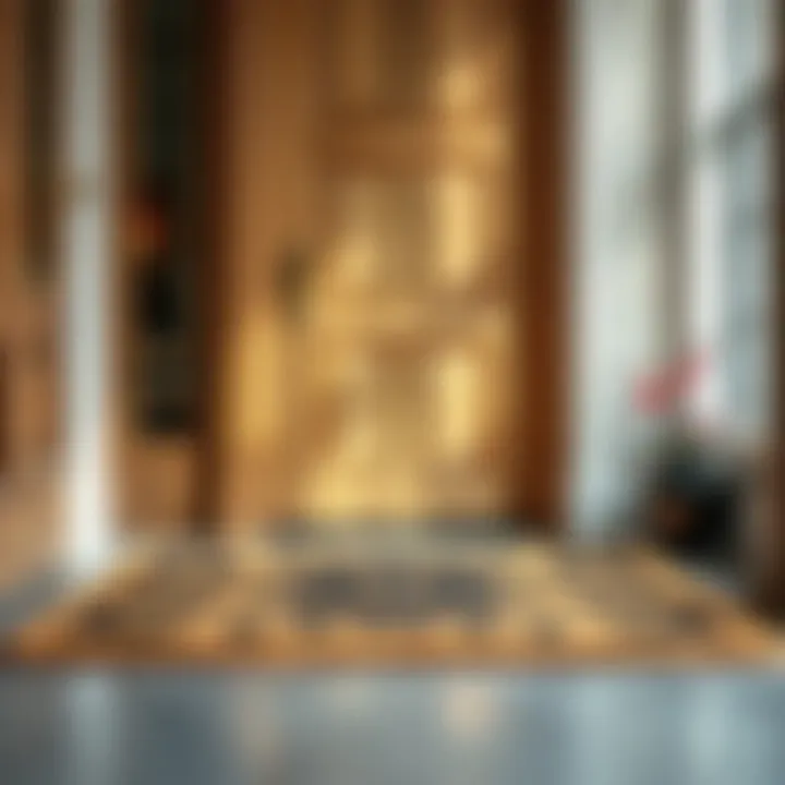 Elegant heavy duty doormat with intricate design