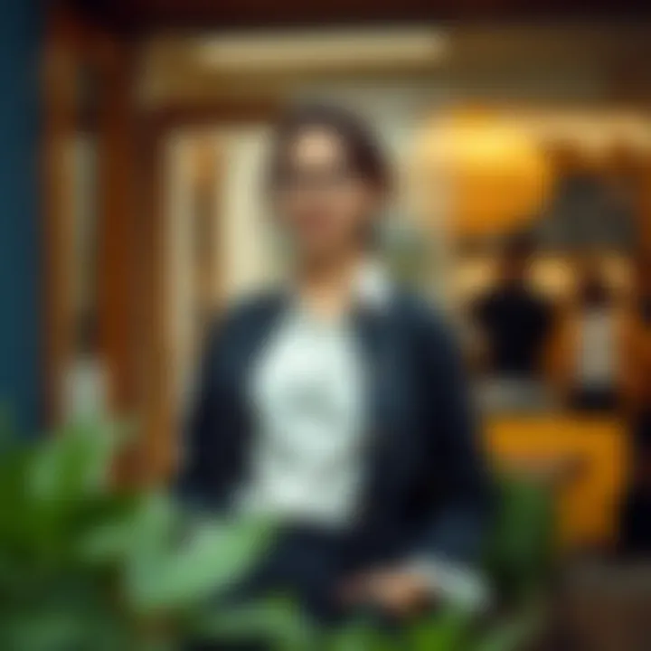 Fashionable undershirt worn in a casual setting