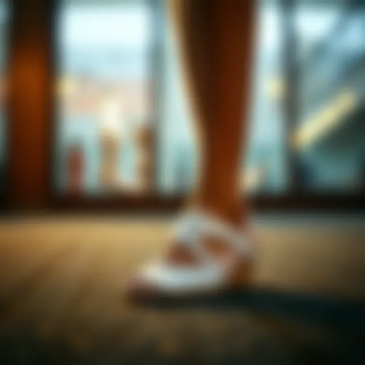 Ergonomic Design of Height Increasing Insoles Diagram illustrating the ergonomic design of height increasing insoles