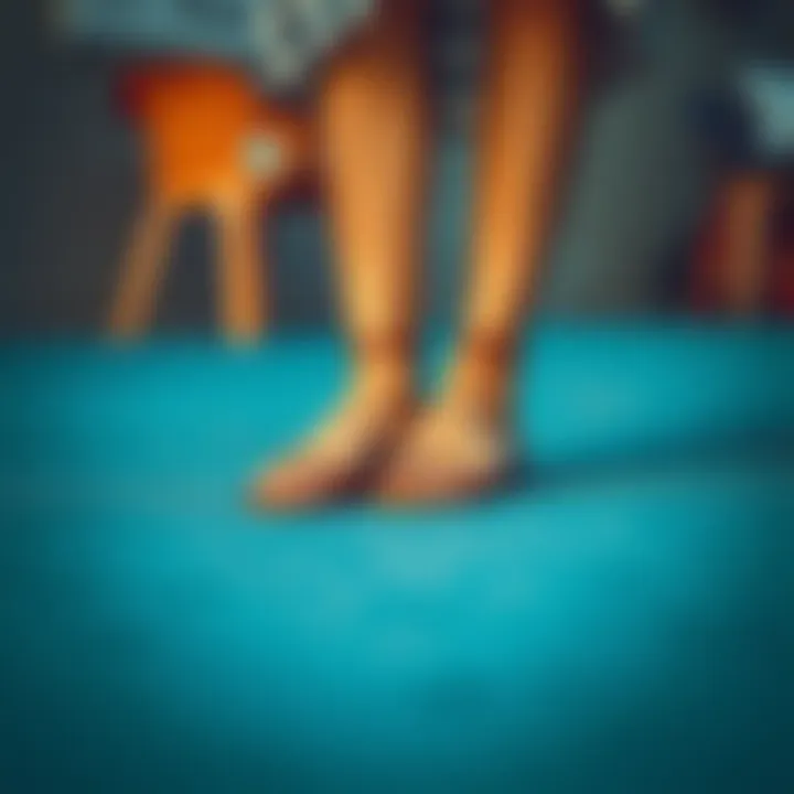 Stylish open toe sandals paired with summer fashion