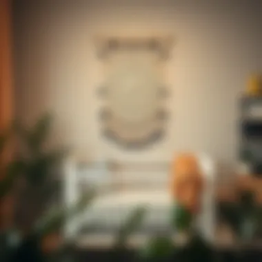 Elegant Macrame Design for Nurseries Intricate macrame wall hanging in a nursery setting