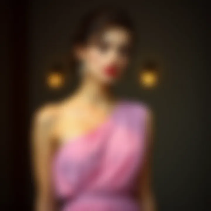 Accessorizing the one shoulder dress with stylish jewelry