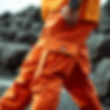 Materials and Comfort in Orange Cargo Pants Different materials used in orange cargo pants for style and comfort